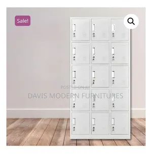 Metal Storage Locker With Three Column