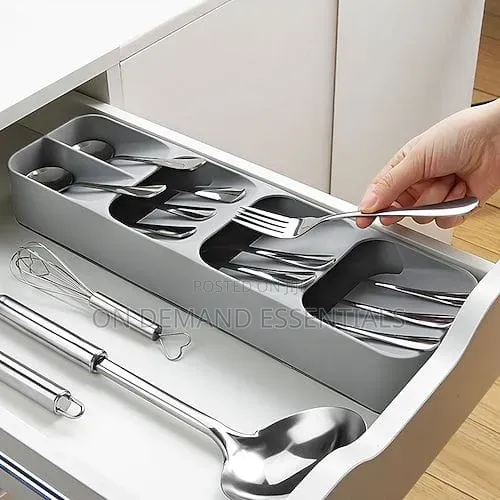Drawer Cutlery Organizer
Grey,white