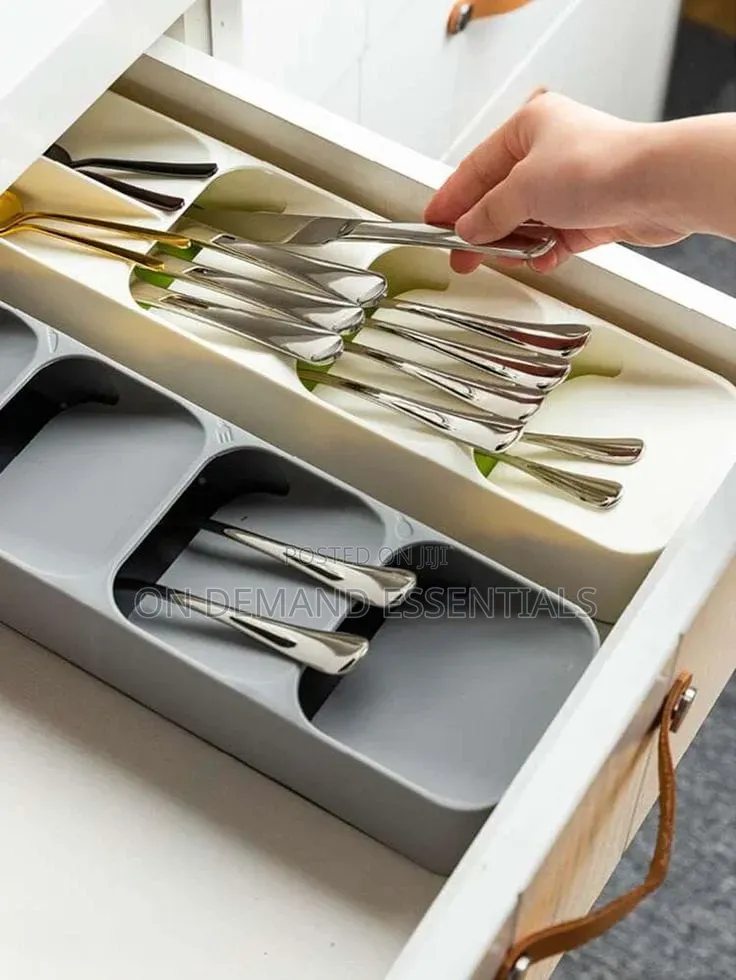 Drawer Cutlery Organizer
Grey,white