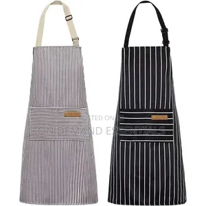 Stripped Kitchen Aprons
 Brown,black