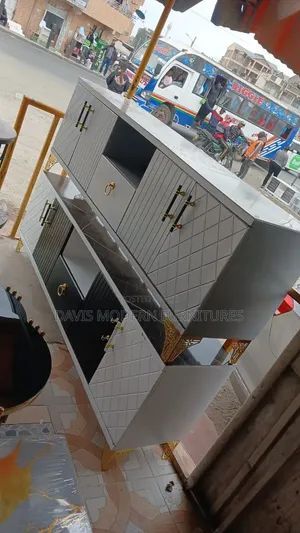 Modern Grey TV Stand