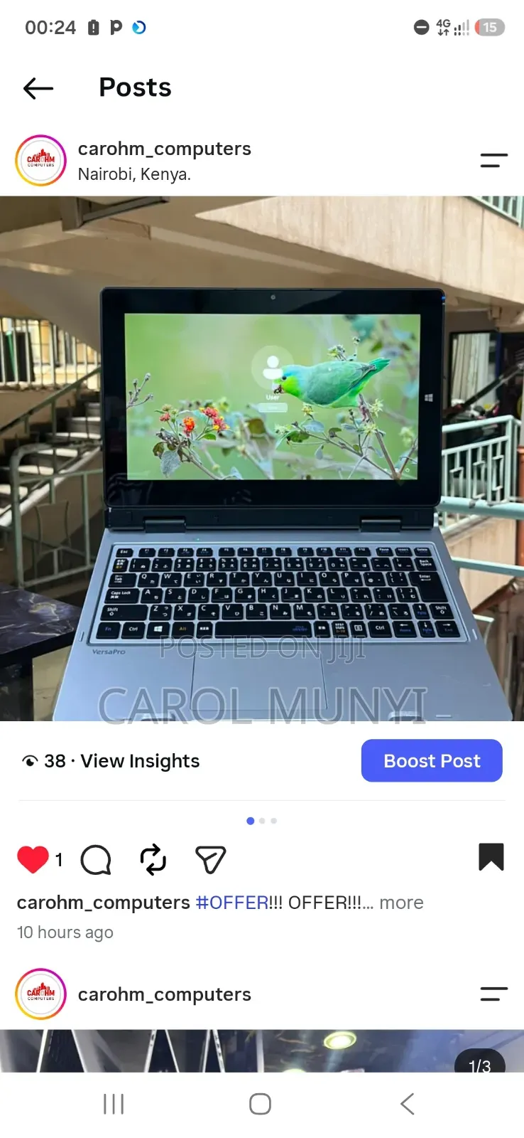 New Laptop NEC 4GB Intel Core i3 SSD 128GB
