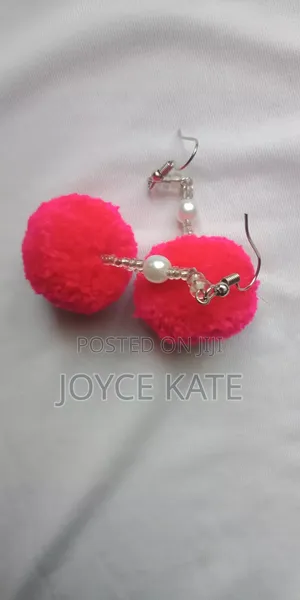 Pompom Earrings
