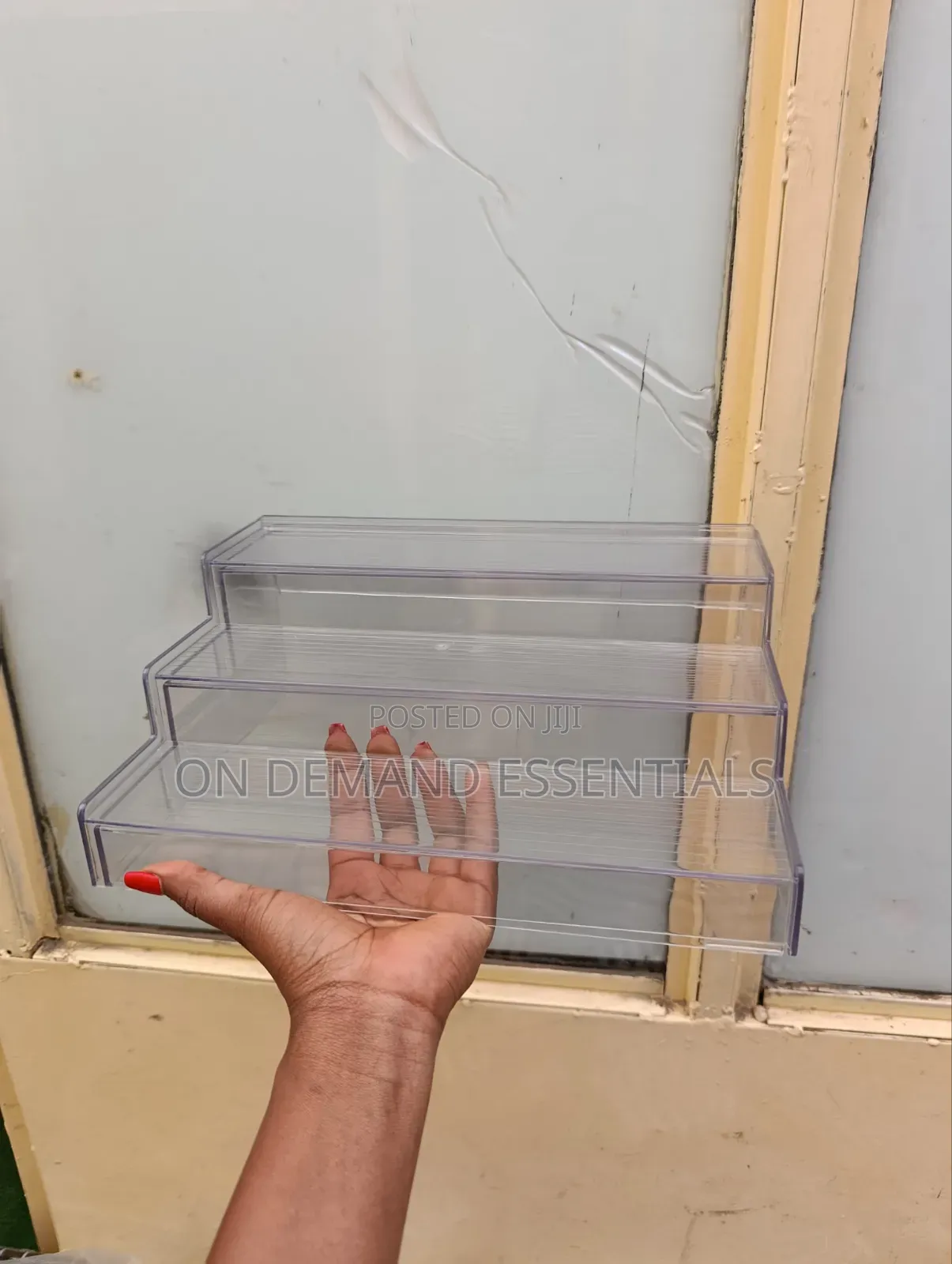 3step Acrylic Expandable Spice Rack/Cosmetic/Perfume Rack