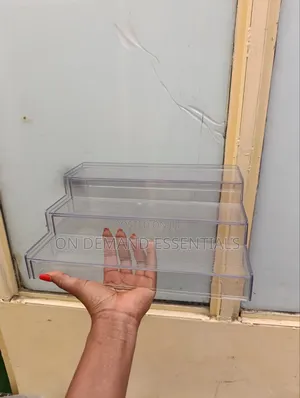 3step Acrylic Expandable Spice Rack/Cosmetic/Perfume Rack