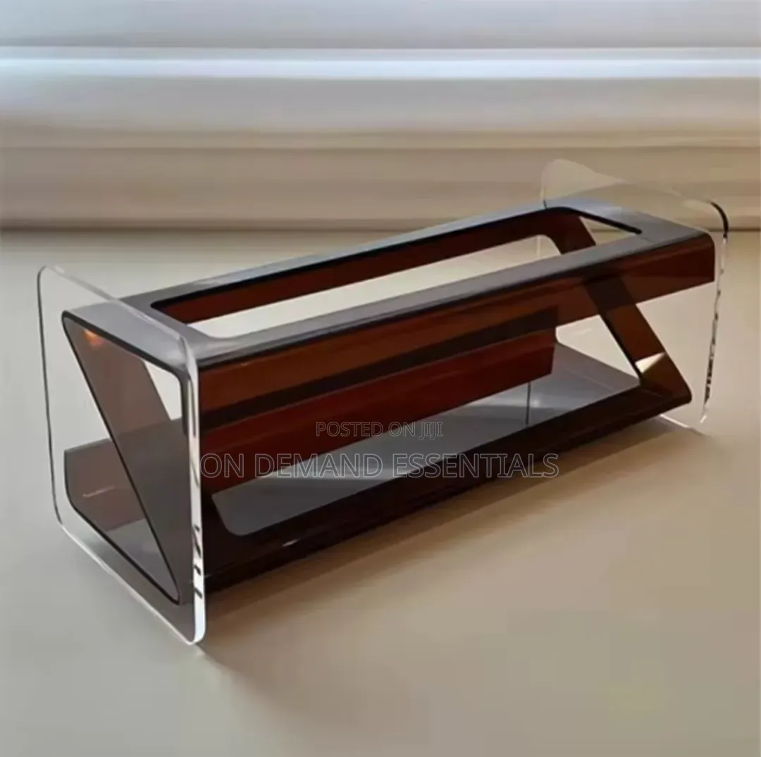 Clear Brown High Quality Acrylic Remote Holder