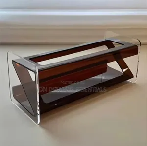 Clear Brown High Quality Acrylic Remote Holder