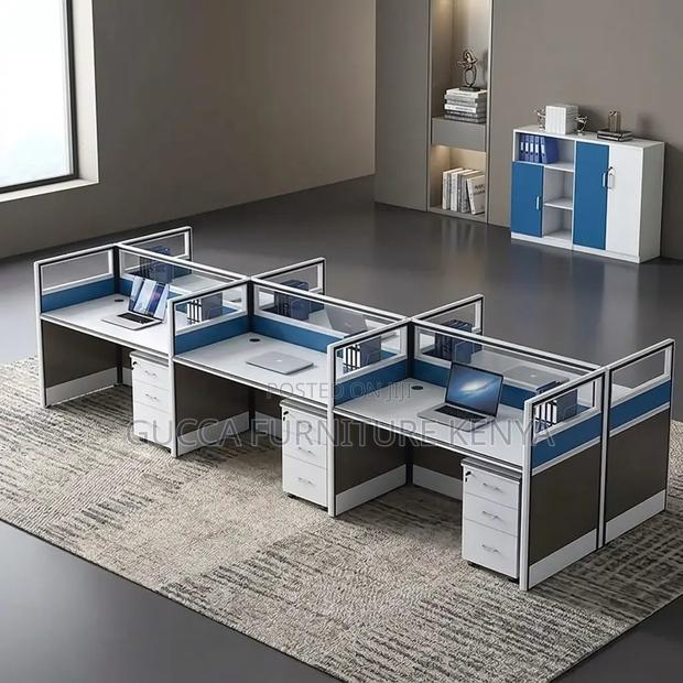 6-Seater Imported Workstation Desk - thumbnail 3