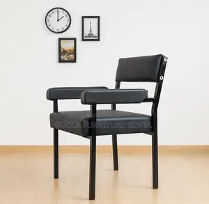 Leather Padded Catalina Chair With Armrest