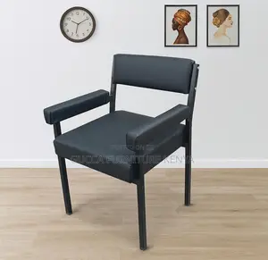 Leather Padded Catalina Chair With Armrest