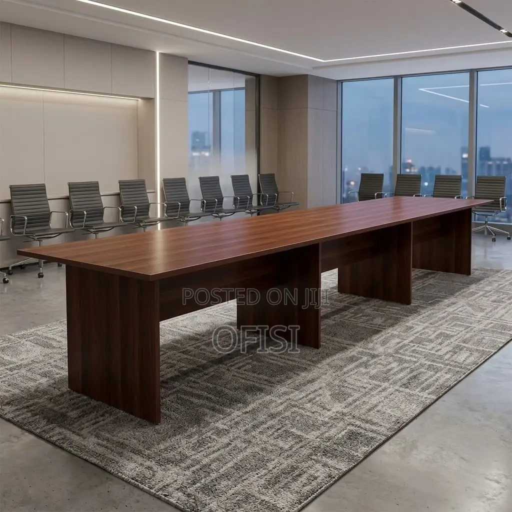 Boardroom Table; 6 Meter Custom Office Boardroom Table