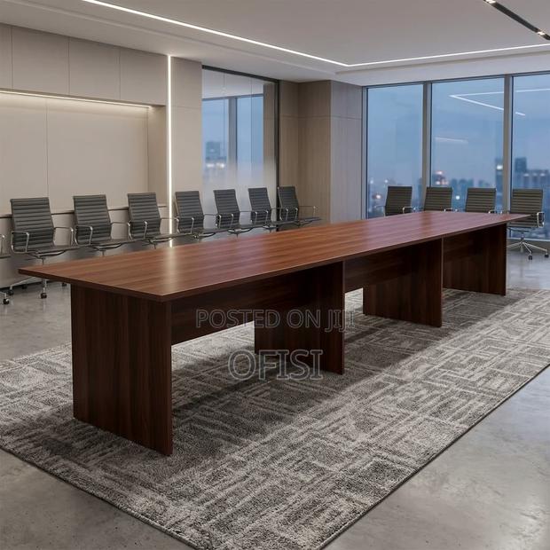 Boardroom Table; 6 Meter Custom Office Boardroom Table - thumbnail 3