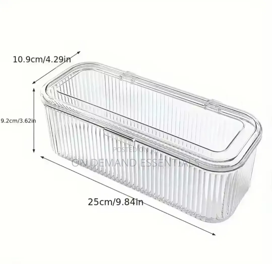 Clear Acrylic Multipurpose Accessory/Cosmetic/Kitchen Organizer