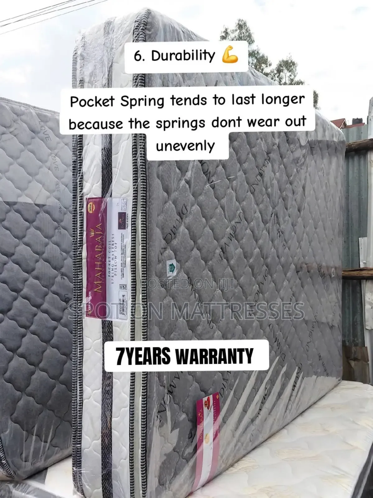 5x6x10 Bobmil Pocket Spring Mattresses. Same-Day Free Home Delivery.