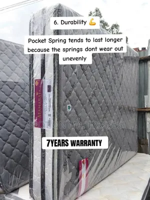 5x6x10 Bobmil Pocket Spring Mattresses. Same-Day Free Home Delivery.