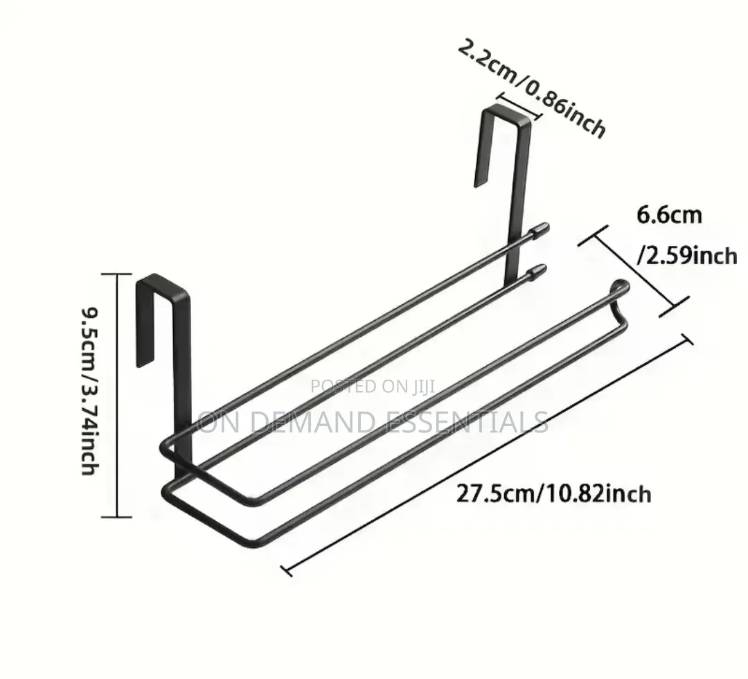 Undershelf Metallic Kitchen Paper Towel Holder