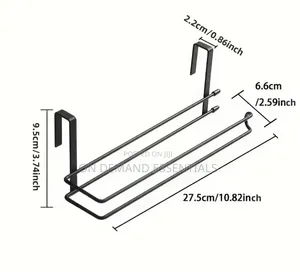 Undershelf Metallic Kitchen Paper Towel Holder