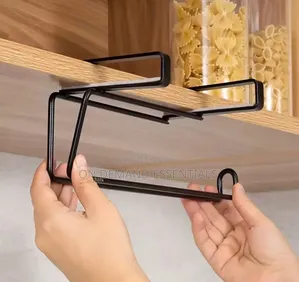 Undershelf Metallic Kitchen Paper Towel Holder