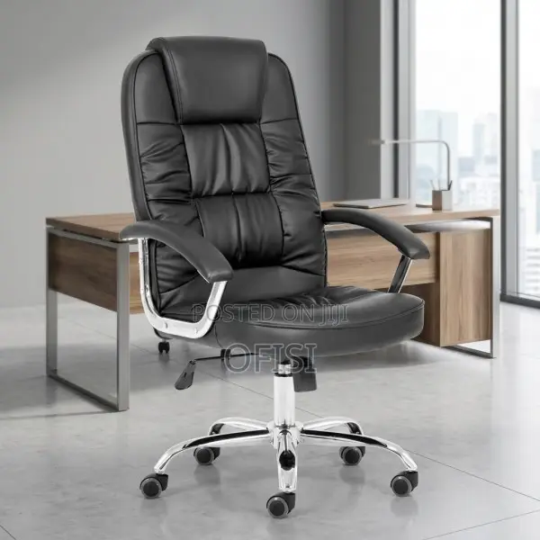 Office Chair; Executive Swivel Office Leather Chair