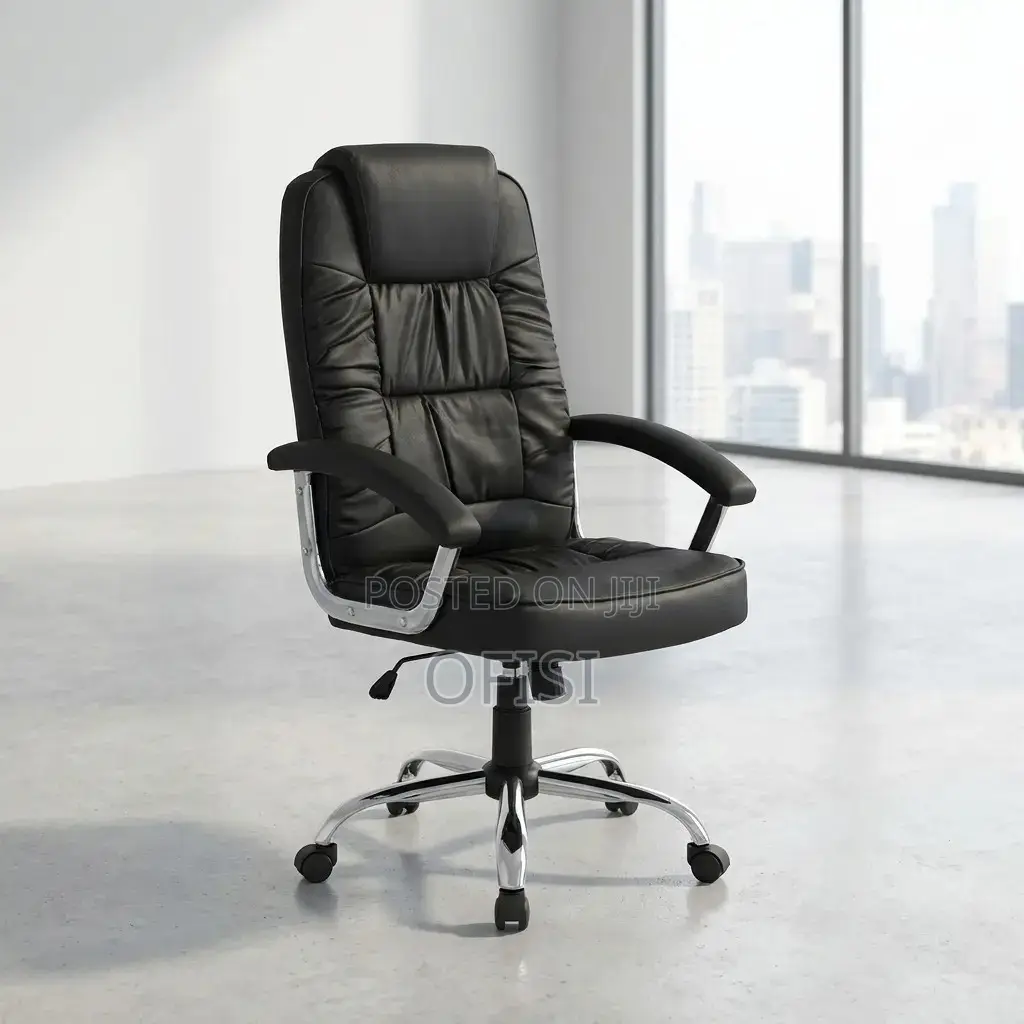 Office Chair; Executive Swivel Office Leather Chair