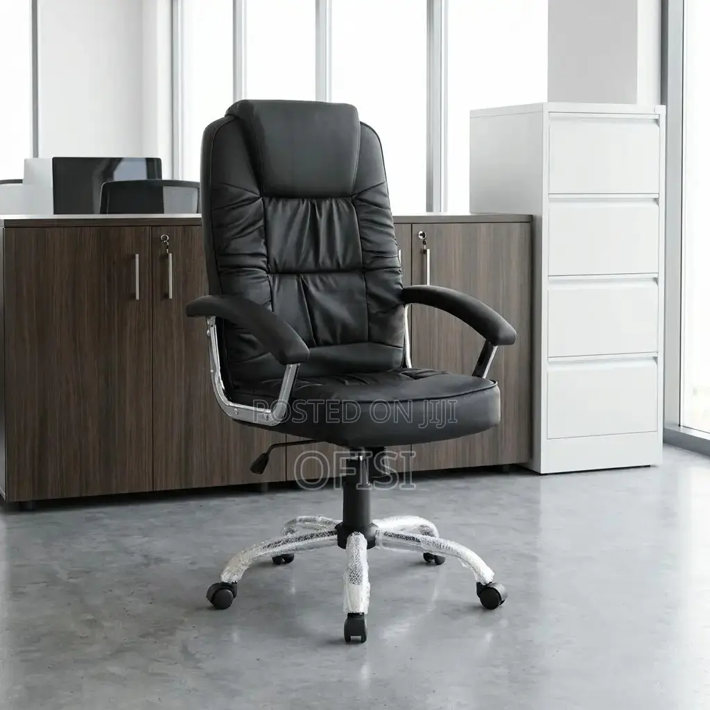 Office Chair; Executive Swivel Office Leather Chair