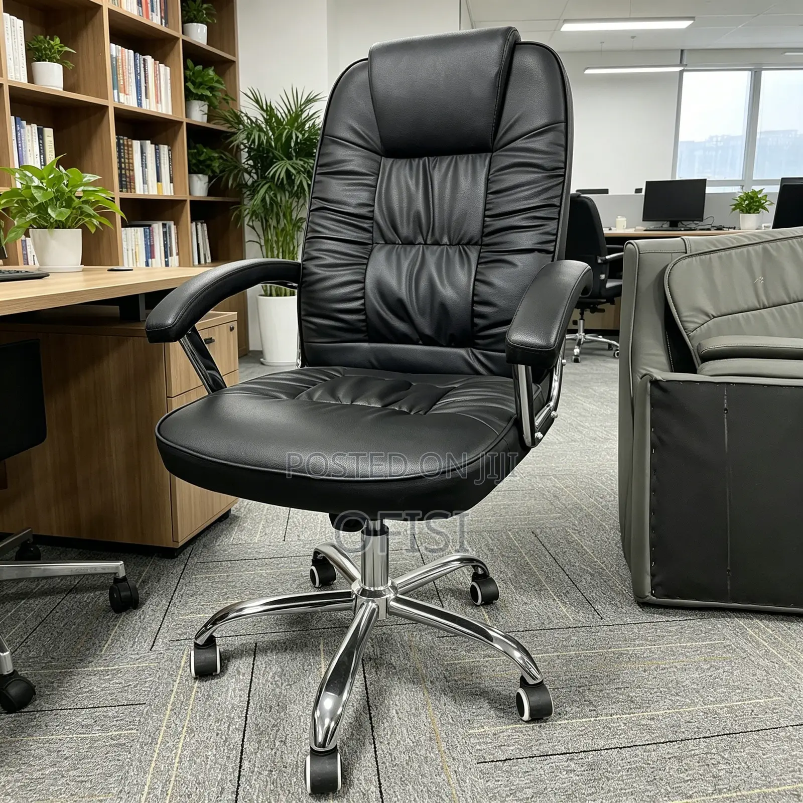 Office Chair; Executive Swivel Office Leather Chair