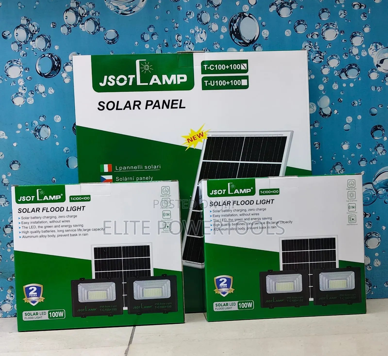 *2in1 Solar Floodlights*
* Model TC.
*