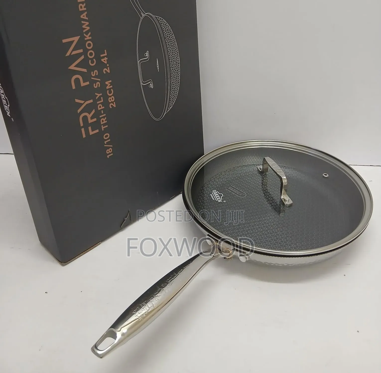 *Stainless Steel Non_stick Frying Pan
