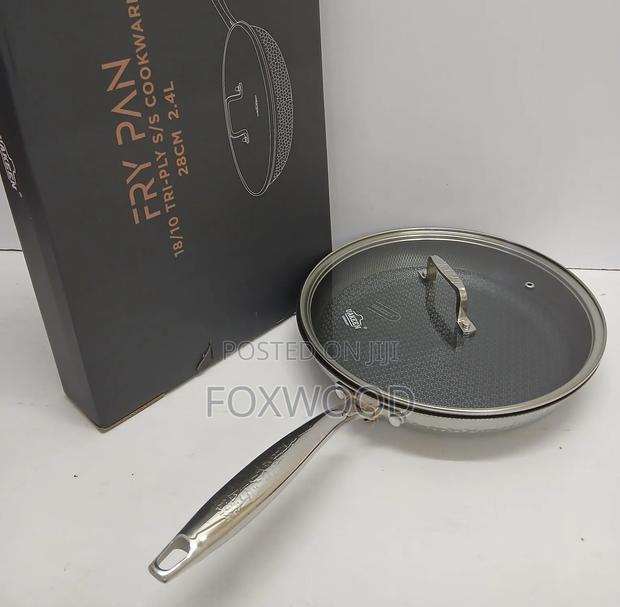 *Stainless Steel Non_stick Frying Pan
