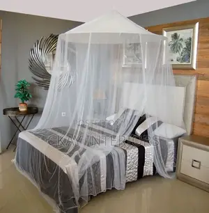 White, KING Size Round Big Mosquito Nets