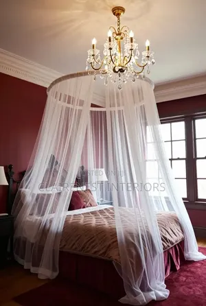 White, KING Size Round Big Mosquito Nets