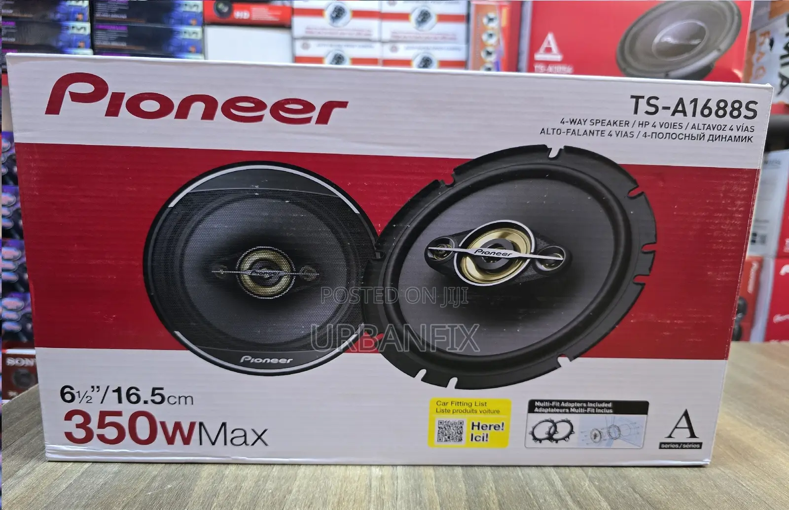 Pioneer TS-A1688S 6 Inch 350watts Midrange Speakers