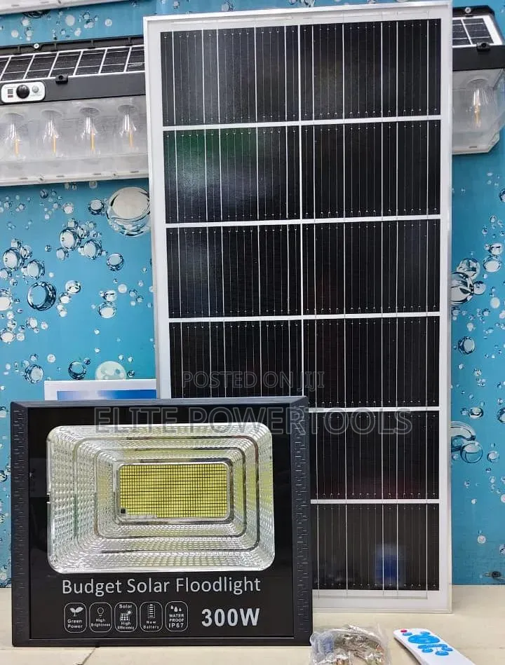 *300W Budget Solar Floodlight*=