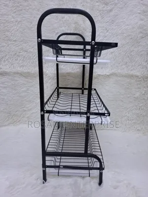 3 Tier High Quality Carbon Steel Dish Rack