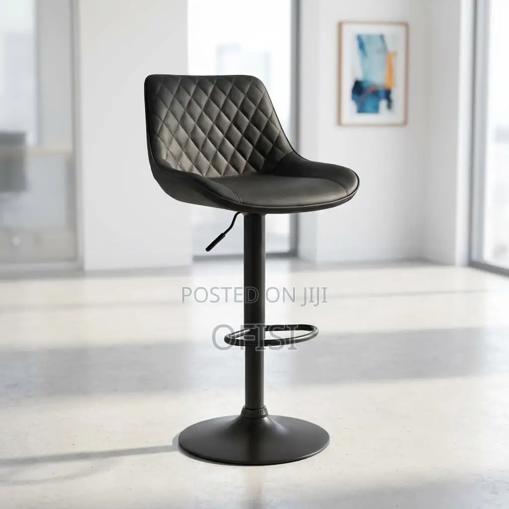 Bar Stool; Height Adjustable Swivel Bar Stool