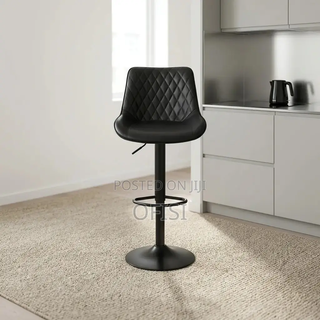 Bar Stool; Height Adjustable Swivel Bar Stool