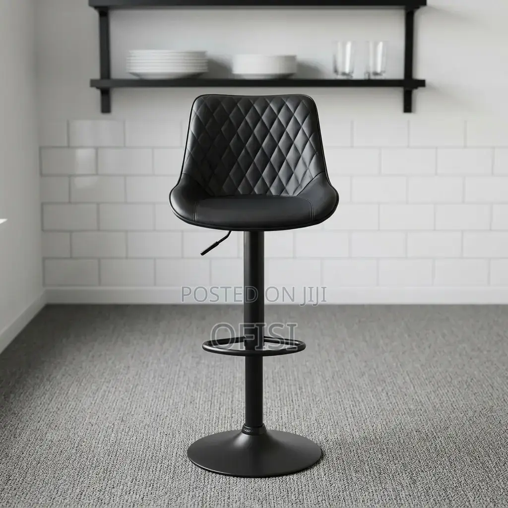 Bar Stool; Height Adjustable Swivel Bar Stool