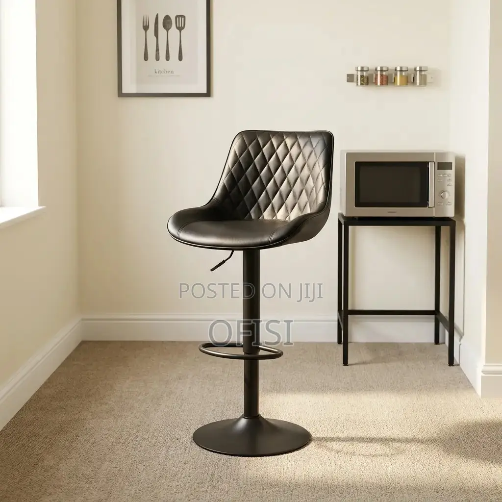 Bar Stool; Height Adjustable Swivel Bar Stool