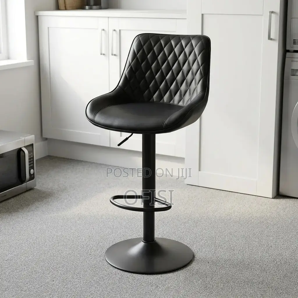 Bar Stool; Height Adjustable Swivel Bar Stool
