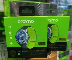 Oraimo Watch Nova 2R - 1.43'' AMOLED Luxury + Free Strap | HD Calling