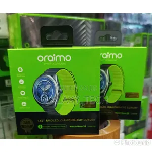 Oraimo Watch Nova 2R - 1.43'' AMOLED Luxury + Free Strap | HD Calling
