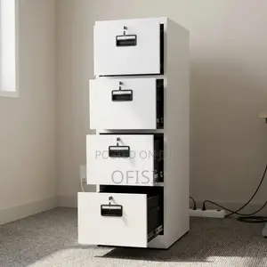 Office Cabinet; Metallic Office 4-Drawers Filling Cabinet