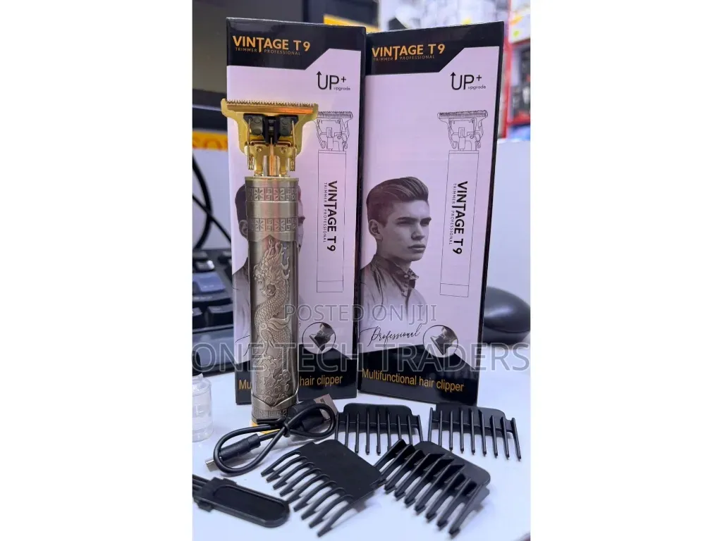 Vintage T9 Rechargeable Hair Clipper and Trimmer