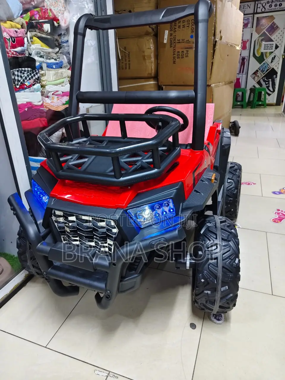 Red Kids Electric 4x4 UTV / Off-Road Buggy
