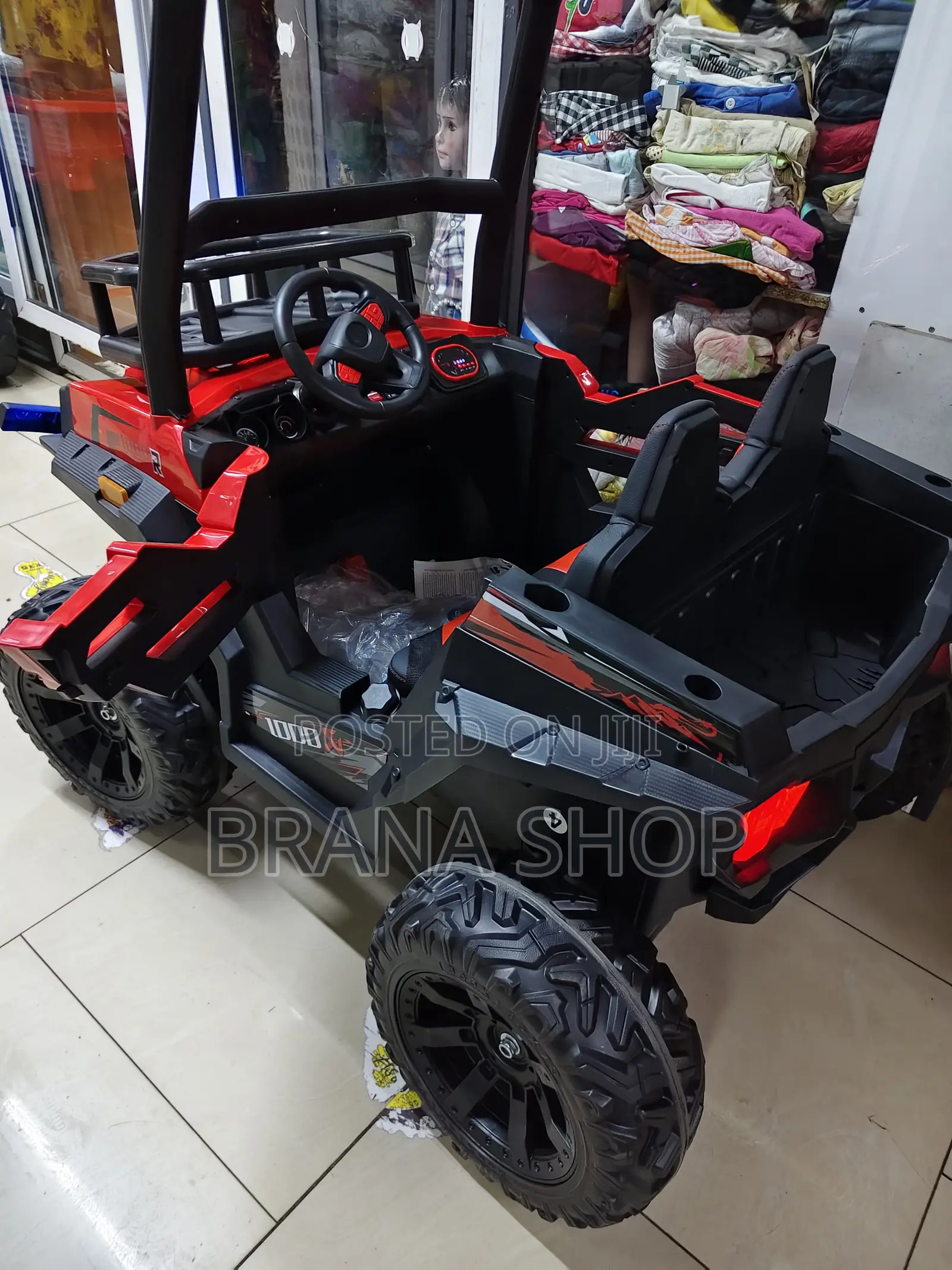 Red Kids Electric 4x4 UTV / Off-Road Buggy