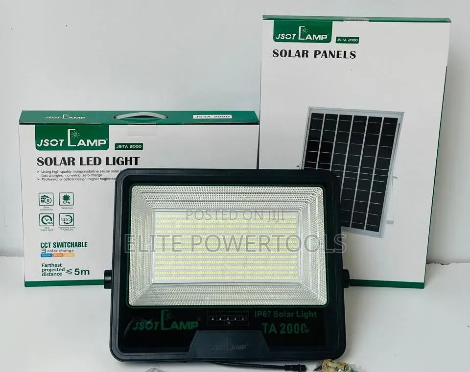 *TA 2000W Solar Floodlight*=