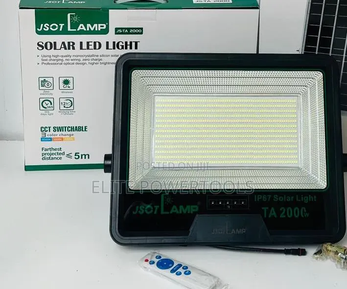 *TA 2000W Solar Floodlight*=