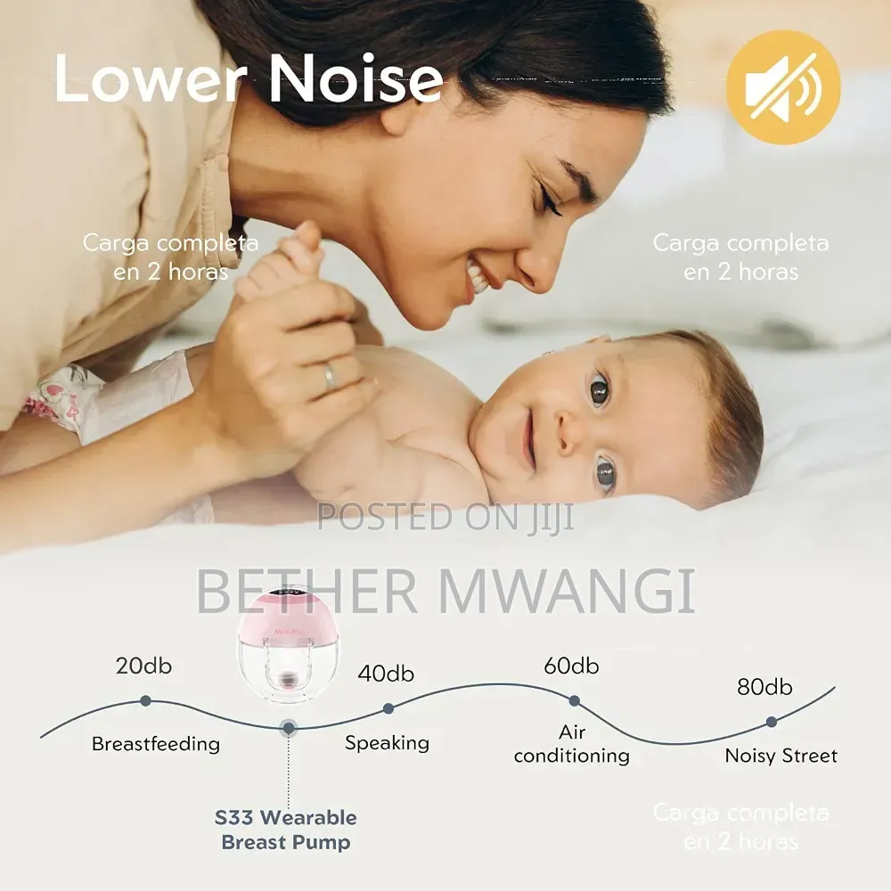 MomMed S33 Wearable Breast Pump With Case in Kenya