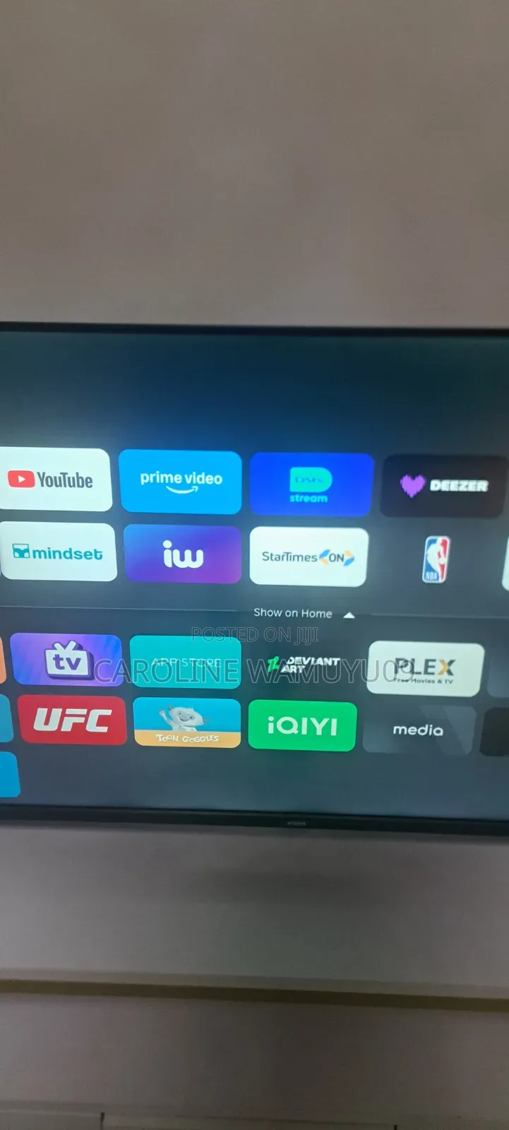 43” Vision+ Smart TV – VIDAA OS | Excellent Condition