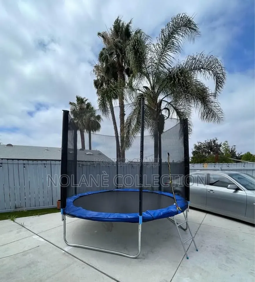 8ft Trampoline With Ladder, Kids 8ft Trampoline